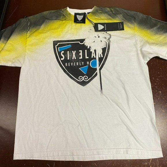 Sixelar Short Sleeves Pullover T Shirt Sz M, XL - Picture 1 of 4